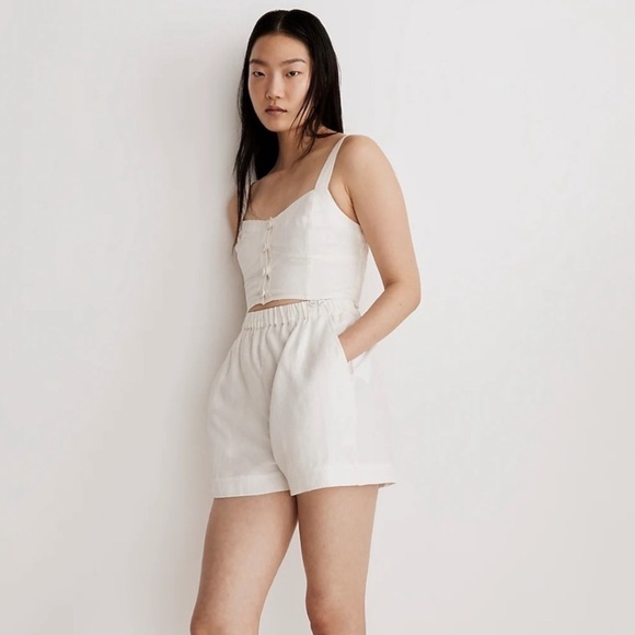 Madewell NWT Modular Sleeveless Romper Size 00 in Color Lighthouse - Picture 3 of 7